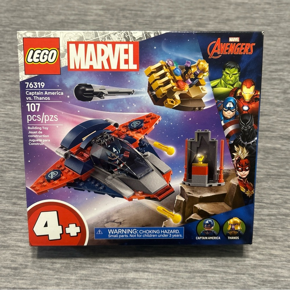 LEGO Marvel Avengers Captain America vs. Thanos Set - 76319 NWT
